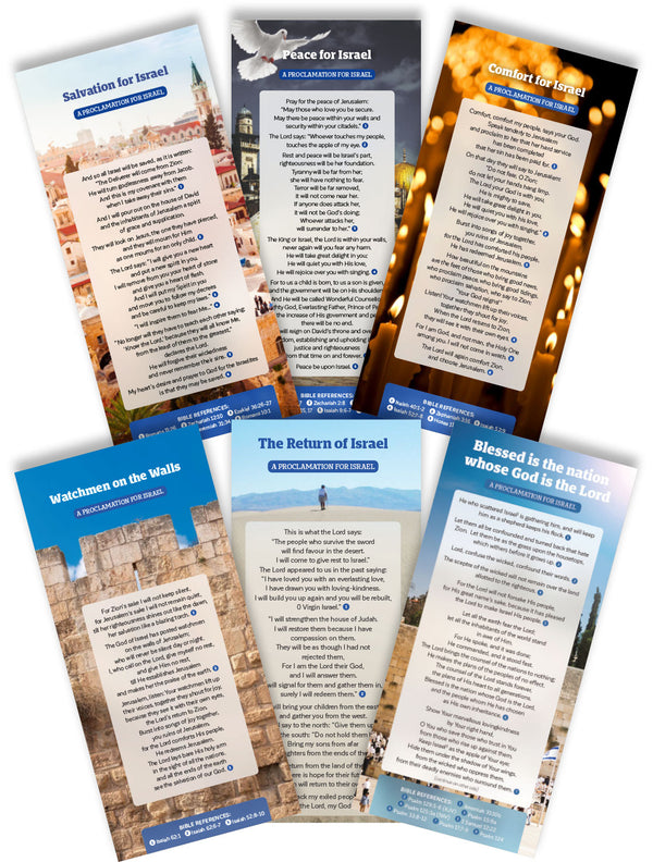 Proclamation Cards Pack for Israel
